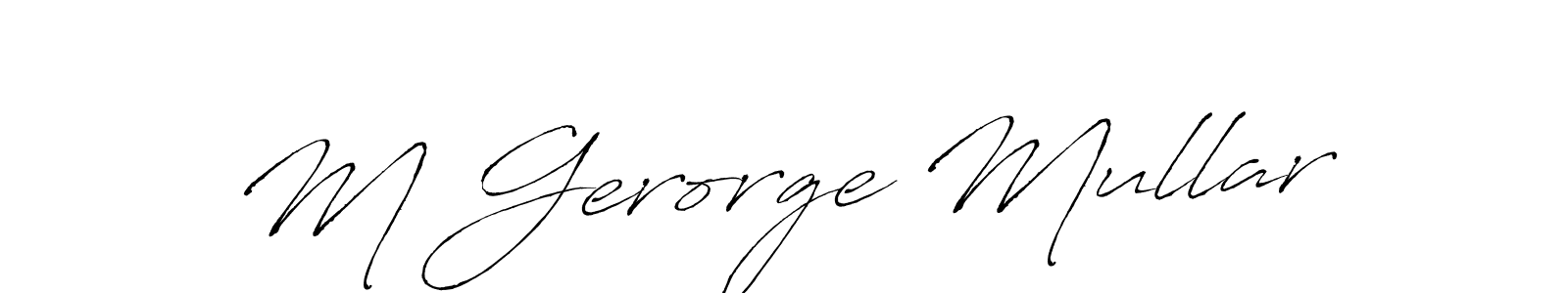 Here are the top 10 professional signature styles for the name M Gerorge Mullar. These are the best autograph styles you can use for your name. M Gerorge Mullar signature style 6 images and pictures png