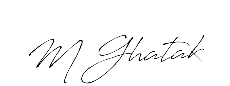 Use a signature maker to create a handwritten signature online. With this signature software, you can design (Antro_Vectra) your own signature for name M Ghatak. M Ghatak signature style 6 images and pictures png