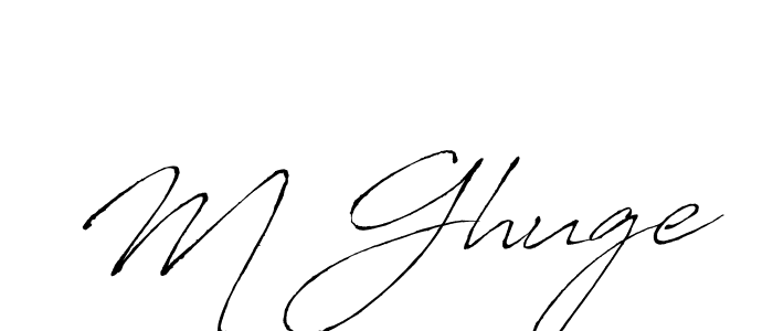 Similarly Antro_Vectra is the best handwritten signature design. Signature creator online .You can use it as an online autograph creator for name M Ghuge. M Ghuge signature style 6 images and pictures png