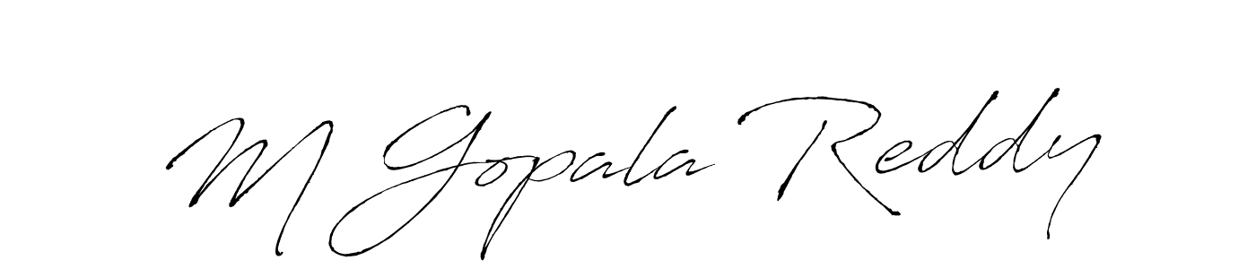 Make a beautiful signature design for name M Gopala Reddy. Use this online signature maker to create a handwritten signature for free. M Gopala Reddy signature style 6 images and pictures png