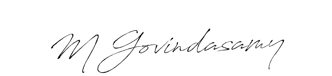 Make a beautiful signature design for name M Govindasamy. Use this online signature maker to create a handwritten signature for free. M Govindasamy signature style 6 images and pictures png