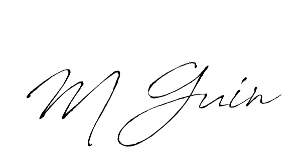 Make a beautiful signature design for name M Guin. Use this online signature maker to create a handwritten signature for free. M Guin signature style 6 images and pictures png