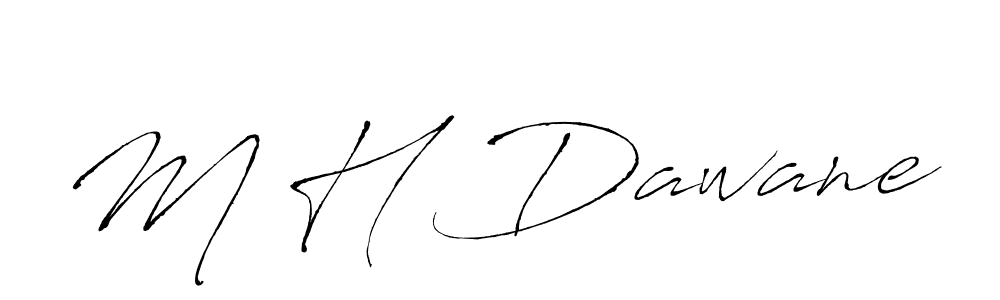 Here are the top 10 professional signature styles for the name M H Dawane. These are the best autograph styles you can use for your name. M H Dawane signature style 6 images and pictures png