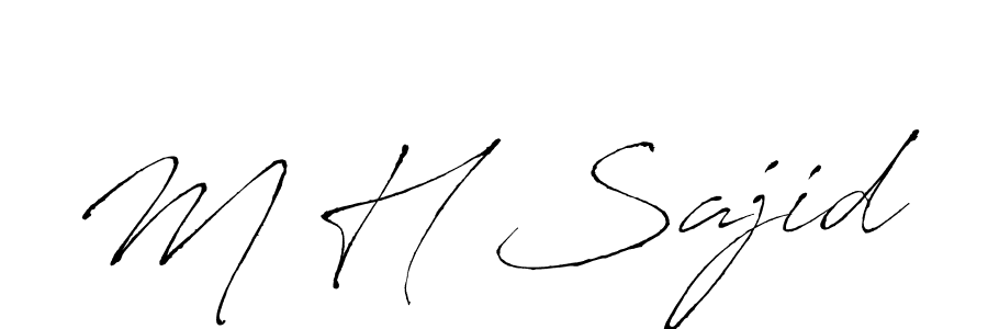 Here are the top 10 professional signature styles for the name M H Sajid. These are the best autograph styles you can use for your name. M H Sajid signature style 6 images and pictures png