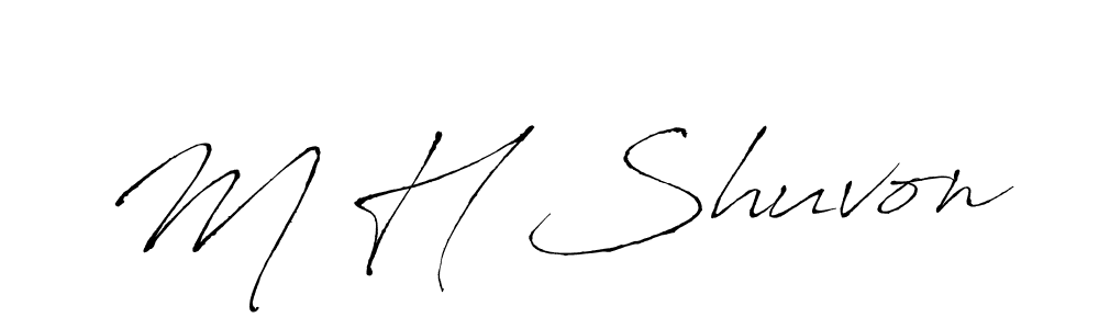 Check out images of Autograph of M H Shuvon name. Actor M H Shuvon Signature Style. Antro_Vectra is a professional sign style online. M H Shuvon signature style 6 images and pictures png