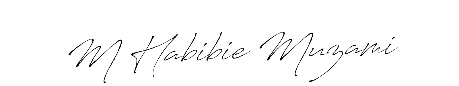 This is the best signature style for the M Habibie Muzami name. Also you like these signature font (Antro_Vectra). Mix name signature. M Habibie Muzami signature style 6 images and pictures png