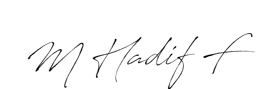 How to Draw M Hadif F signature style? Antro_Vectra is a latest design signature styles for name M Hadif F. M Hadif F signature style 6 images and pictures png