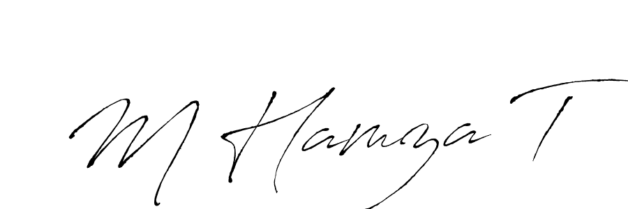 Make a beautiful signature design for name M Hamza T. Use this online signature maker to create a handwritten signature for free. M Hamza T signature style 6 images and pictures png