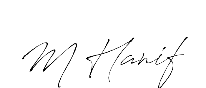 Similarly Antro_Vectra is the best handwritten signature design. Signature creator online .You can use it as an online autograph creator for name M Hanif. M Hanif signature style 6 images and pictures png