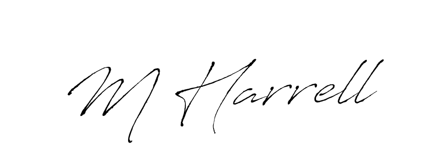 Use a signature maker to create a handwritten signature online. With this signature software, you can design (Antro_Vectra) your own signature for name M Harrell. M Harrell signature style 6 images and pictures png