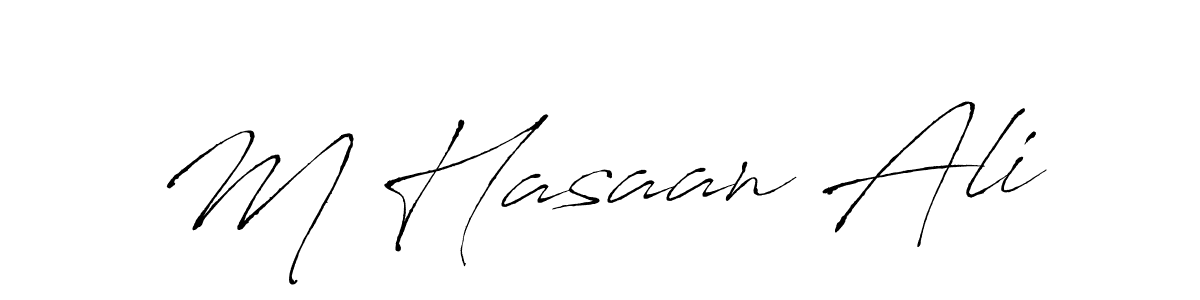 Antro_Vectra is a professional signature style that is perfect for those who want to add a touch of class to their signature. It is also a great choice for those who want to make their signature more unique. Get M Hasaan Ali name to fancy signature for free. M Hasaan Ali signature style 6 images and pictures png