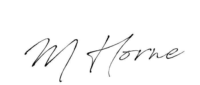 How to Draw M Horne signature style? Antro_Vectra is a latest design signature styles for name M Horne. M Horne signature style 6 images and pictures png