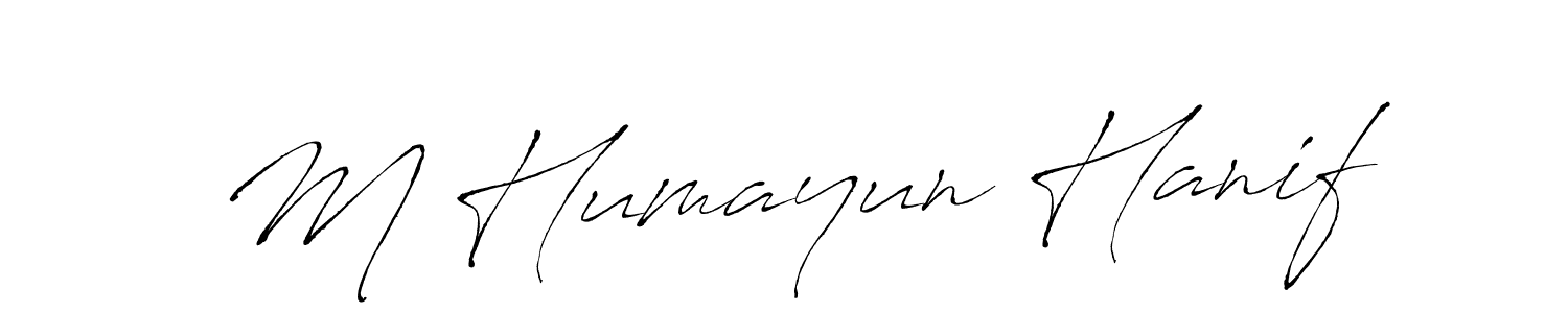 Make a beautiful signature design for name M Humayun Hanif. Use this online signature maker to create a handwritten signature for free. M Humayun Hanif signature style 6 images and pictures png