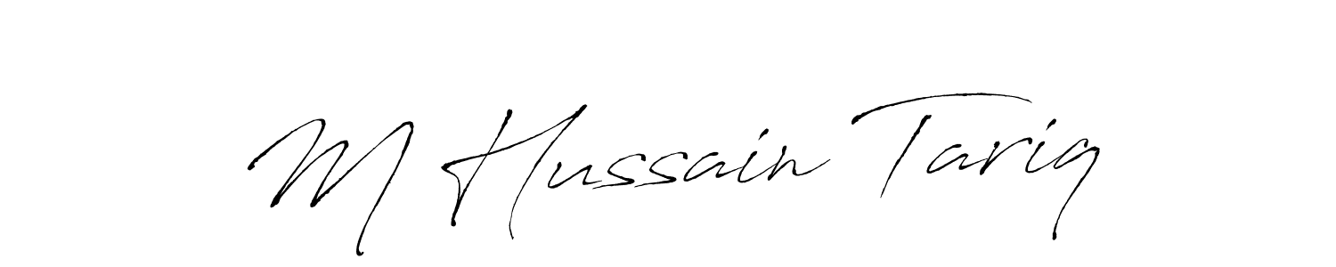 Also we have M Hussain Tariq name is the best signature style. Create professional handwritten signature collection using Antro_Vectra autograph style. M Hussain Tariq signature style 6 images and pictures png