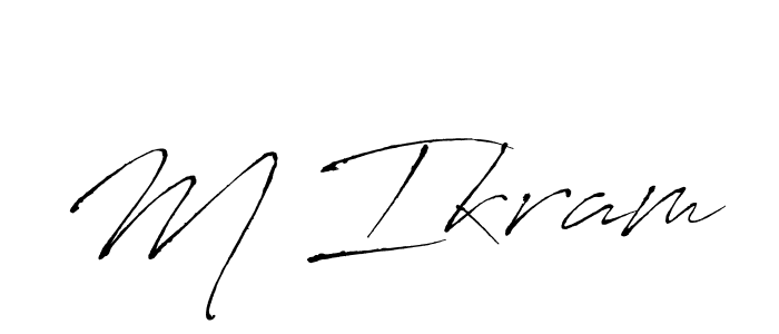 Also You can easily find your signature by using the search form. We will create M Ikram name handwritten signature images for you free of cost using Antro_Vectra sign style. M Ikram signature style 6 images and pictures png