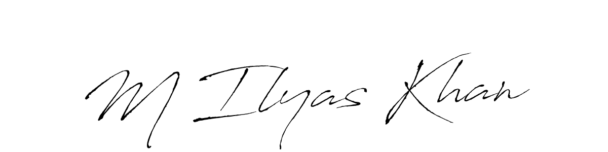 It looks lik you need a new signature style for name M Ilyas Khan. Design unique handwritten (Antro_Vectra) signature with our free signature maker in just a few clicks. M Ilyas Khan signature style 6 images and pictures png