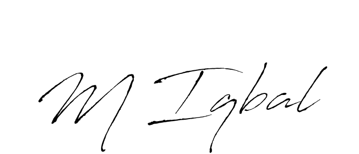 Make a beautiful signature design for name M Iqbal. Use this online signature maker to create a handwritten signature for free. M Iqbal signature style 6 images and pictures png