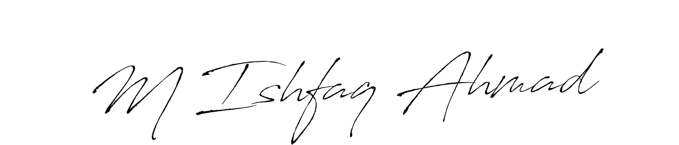 Also we have M Ishfaq Ahmad name is the best signature style. Create professional handwritten signature collection using Antro_Vectra autograph style. M Ishfaq Ahmad signature style 6 images and pictures png