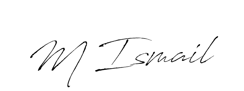 This is the best signature style for the M Ismail name. Also you like these signature font (Antro_Vectra). Mix name signature. M Ismail signature style 6 images and pictures png