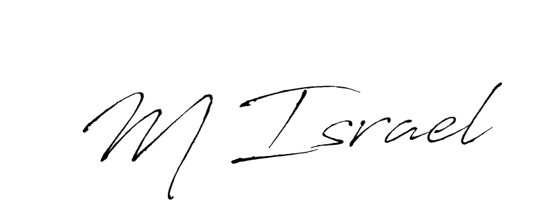 Make a beautiful signature design for name M Israel. Use this online signature maker to create a handwritten signature for free. M Israel signature style 6 images and pictures png