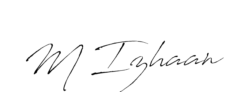 You can use this online signature creator to create a handwritten signature for the name M Izhaan. This is the best online autograph maker. M Izhaan signature style 6 images and pictures png