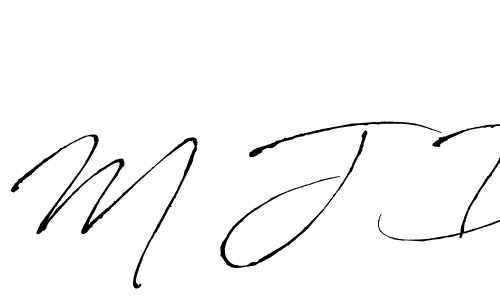 Create a beautiful signature design for name M J D. With this signature (Antro_Vectra) fonts, you can make a handwritten signature for free. M J D signature style 6 images and pictures png