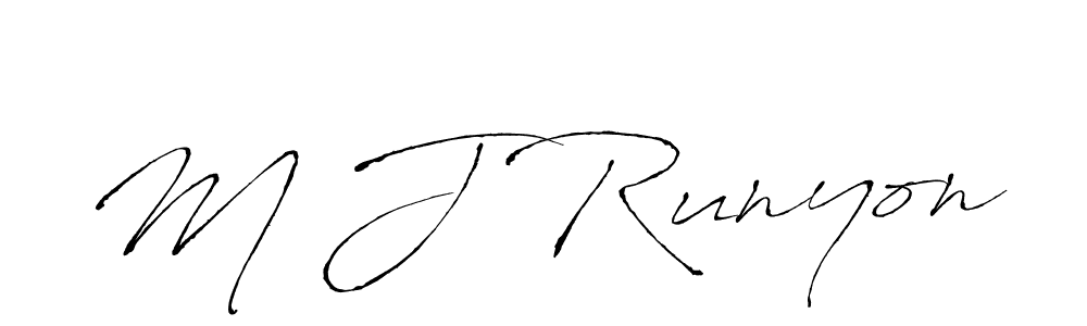 Best and Professional Signature Style for M J Runyon. Antro_Vectra Best Signature Style Collection. M J Runyon signature style 6 images and pictures png