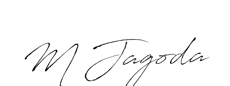 Also we have M Jagoda name is the best signature style. Create professional handwritten signature collection using Antro_Vectra autograph style. M Jagoda signature style 6 images and pictures png