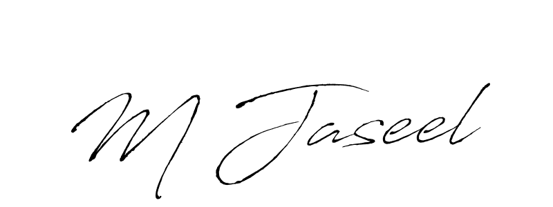 Also You can easily find your signature by using the search form. We will create M Jaseel name handwritten signature images for you free of cost using Antro_Vectra sign style. M Jaseel signature style 6 images and pictures png