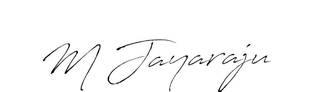 M Jayaraju stylish signature style. Best Handwritten Sign (Antro_Vectra) for my name. Handwritten Signature Collection Ideas for my name M Jayaraju. M Jayaraju signature style 6 images and pictures png