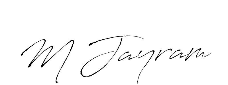 You should practise on your own different ways (Antro_Vectra) to write your name (M Jayram) in signature. don't let someone else do it for you. M Jayram signature style 6 images and pictures png