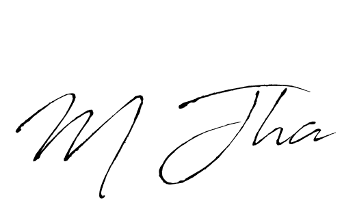 if you are searching for the best signature style for your name M Jha. so please give up your signature search. here we have designed multiple signature styles  using Antro_Vectra. M Jha signature style 6 images and pictures png