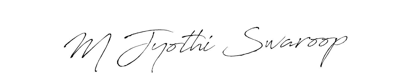 Also You can easily find your signature by using the search form. We will create M Jyothi Swaroop name handwritten signature images for you free of cost using Antro_Vectra sign style. M Jyothi Swaroop signature style 6 images and pictures png
