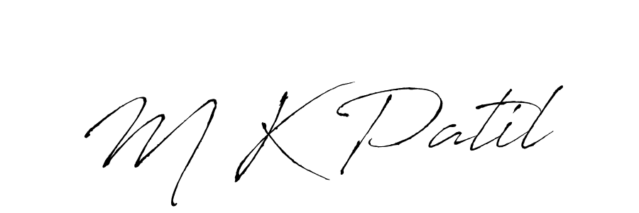 Also You can easily find your signature by using the search form. We will create M K Patil name handwritten signature images for you free of cost using Antro_Vectra sign style. M K Patil signature style 6 images and pictures png