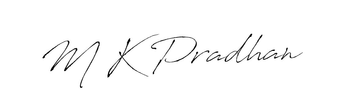 Also we have M K Pradhan name is the best signature style. Create professional handwritten signature collection using Antro_Vectra autograph style. M K Pradhan signature style 6 images and pictures png