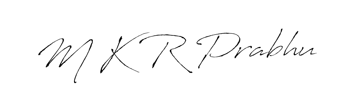 Also You can easily find your signature by using the search form. We will create M K R Prabhu name handwritten signature images for you free of cost using Antro_Vectra sign style. M K R Prabhu signature style 6 images and pictures png