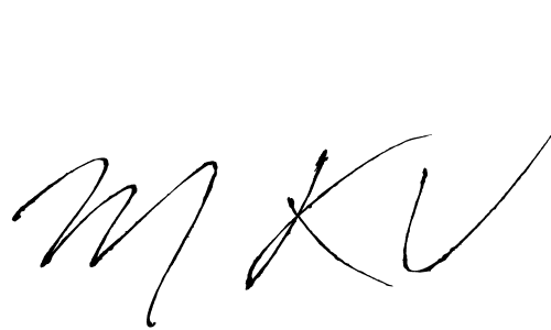 It looks lik you need a new signature style for name M K V. Design unique handwritten (Antro_Vectra) signature with our free signature maker in just a few clicks. M K V signature style 6 images and pictures png