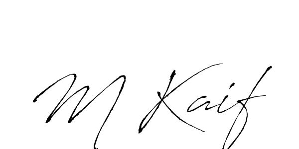 Also You can easily find your signature by using the search form. We will create M Kaif name handwritten signature images for you free of cost using Antro_Vectra sign style. M Kaif signature style 6 images and pictures png