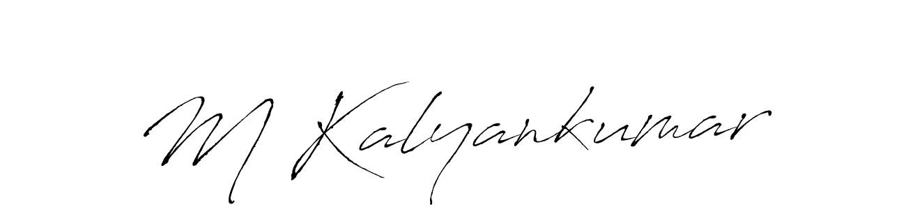 You can use this online signature creator to create a handwritten signature for the name M Kalyankumar. This is the best online autograph maker. M Kalyankumar signature style 6 images and pictures png