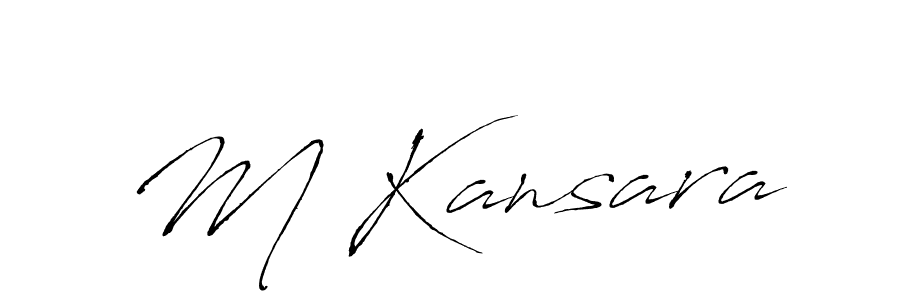 Also You can easily find your signature by using the search form. We will create M Kansara name handwritten signature images for you free of cost using Antro_Vectra sign style. M Kansara signature style 6 images and pictures png