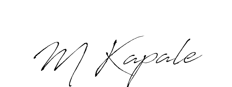 It looks lik you need a new signature style for name M Kapale. Design unique handwritten (Antro_Vectra) signature with our free signature maker in just a few clicks. M Kapale signature style 6 images and pictures png