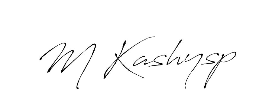 Antro_Vectra is a professional signature style that is perfect for those who want to add a touch of class to their signature. It is also a great choice for those who want to make their signature more unique. Get M Kashysp name to fancy signature for free. M Kashysp signature style 6 images and pictures png