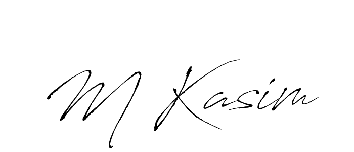 How to make M Kasim name signature. Use Antro_Vectra style for creating short signs online. This is the latest handwritten sign. M Kasim signature style 6 images and pictures png