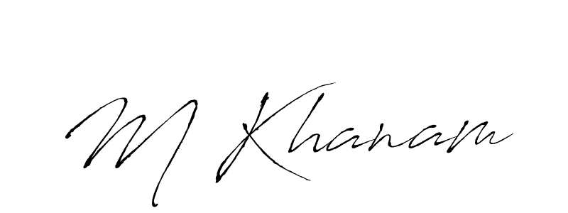 Similarly Antro_Vectra is the best handwritten signature design. Signature creator online .You can use it as an online autograph creator for name M Khanam. M Khanam signature style 6 images and pictures png