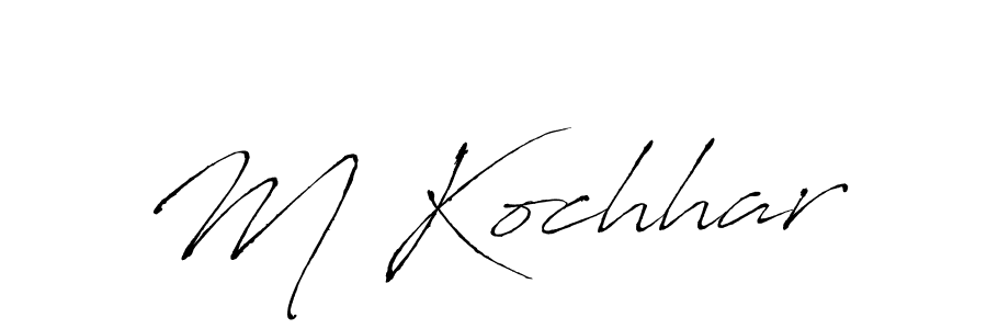 It looks lik you need a new signature style for name M Kochhar. Design unique handwritten (Antro_Vectra) signature with our free signature maker in just a few clicks. M Kochhar signature style 6 images and pictures png