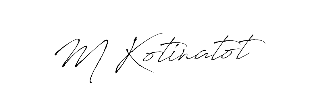 How to Draw M Kotinatot signature style? Antro_Vectra is a latest design signature styles for name M Kotinatot. M Kotinatot signature style 6 images and pictures png