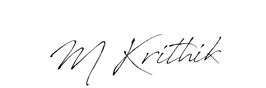 Make a beautiful signature design for name M Krithik. Use this online signature maker to create a handwritten signature for free. M Krithik signature style 6 images and pictures png