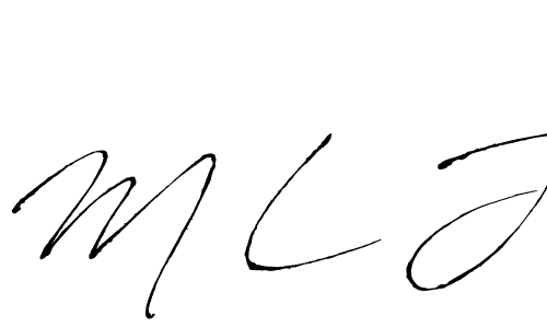 Use a signature maker to create a handwritten signature online. With this signature software, you can design (Antro_Vectra) your own signature for name M L J. M L J signature style 6 images and pictures png