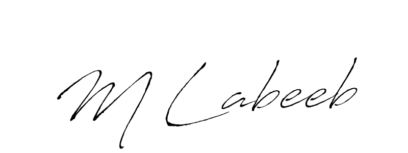 Once you've used our free online signature maker to create your best signature Antro_Vectra style, it's time to enjoy all of the benefits that M Labeeb name signing documents. M Labeeb signature style 6 images and pictures png