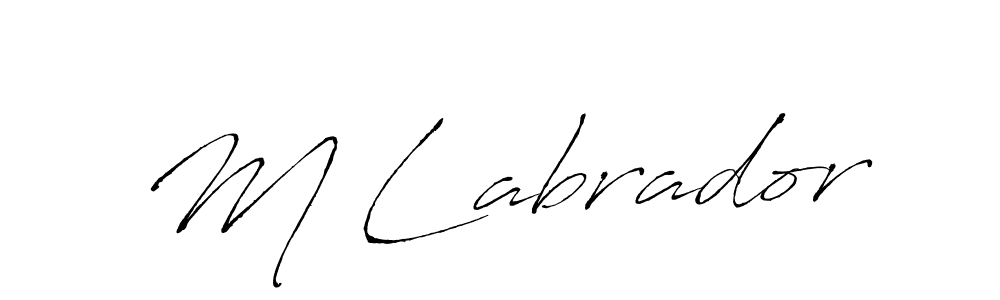 Similarly Antro_Vectra is the best handwritten signature design. Signature creator online .You can use it as an online autograph creator for name M Labrador. M Labrador signature style 6 images and pictures png
